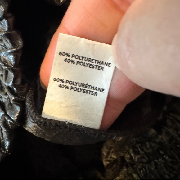 Ramy Brook XS Skylar Faux Leather Snakeskin Shorts ~ Modern Art to Wear - Picture 9 of 9